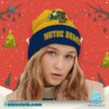 Notre Dame Fighting Irish Holiday Spirit Irish Pride Christmas Beanie Hat-a SXLxFe5