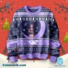 Olivia Rodrigo On A Flying Moon Ugly Christmas Sweater-a MeRFUy3