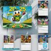 Oregon Ducks Football 2025 Wall Hanging Calendar t8M2lU6