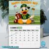 Oregon Ducks Football 2025 Wall Hanging Calendar-z NSRkLml