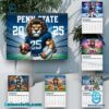 Penn State Nittany Lions Football 2025 Wall Hanging Calendar rPQ0RcM