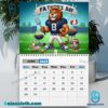 Penn State Nittany Lions Football 2025 Wall Hanging Calendar-z scqhA3L
