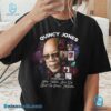 Quincy Jones 1933-2024 Your Music Lives On Rest In Peace Maestro T-shirt-b WXpIsGK