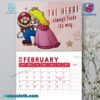 Super Mario 2025 Wall Hanging Calendar-b J9ML8V7