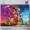 Super Mario 2025 Wall Hanging Calendar 0ZN1rKP