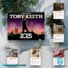 Toby Keith 2025 Wall Hanging Calendar UB7pGny