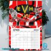 Van Halen A Mammoth Legacy 2025 Wall Hanging Calendar-y sbwimtZ