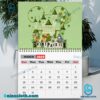 Winnie The Pooh 2025 Wall Hanging Calendar-c Qnswpd3