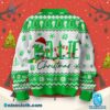 Billie Eilish I Am The Bad Santa Ugly Christmas Sweater-b m0drvl2