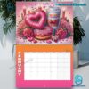 Dunkin' Donuts 2025 Wall Hanging Calendar-b GRp4KOy
