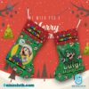 Free Luigi Mangione Merry Christmas Stocking fLxH6Yl