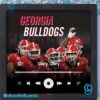 Georgia Bulldogs Glory Glory Music Fridge Magnet-a r1edpDy