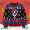 Grateful Dead Skeleton Hand Ugly Christmas Sweater-a rmEWwni