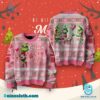 Grinch Be My Valentine Happy Valentine's Day Sweater 1sigbEv