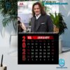 Johnny Depp 2025 Wall Hanging Calendar-b gU0Mixp