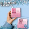 Karol G X Bad Bunny X Quavo Ahora Me Llama Music Fridge Magnet-a mGBuOfy