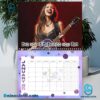 Olivia Rodrigo 2025 Wall Hanging Calendar-b C5QMH30