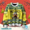 Oregon Ducks Mustard Ugly Christmas Sweater-a 65h3Xzo