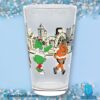 Philly Mascots Philadelphia Eagles Philadelphia Flyers Philadelphia 76ers Glass Cup 35md217