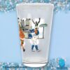 Philly Mascots Philadelphia Eagles Philadelphia Flyers Philadelphia 76ers Glass Cup-b azQeIAq
