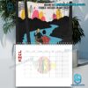 Phish Band 2025 Wall Hanging Calendar-z 5RlOfYp