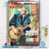 Toby Keith Don't Let The Old Man In 2025 Planner Notebook-b FVTuzjG