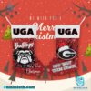 UGA Merry Georgia Bulldogs Christmas Stocking-a Abl5OBz