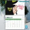 Wicked Movie 2025 Wall Hanging Calendar-y Ye68dap