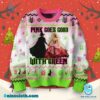 Wicked Pink Goes Good With Green Ugly Christmas Sweater-a tX5w3iZ