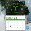 Yellowstone 2025 Wall Hanging Calendar-x lO4pAHP