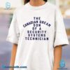Kevin Owens Smack Down The Canadian Dream Son Of A Security Systems Technician Unisex T-shirt-b 2Vzk4yg