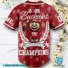 Ohio State Buckeyes 2025 College Football Champions Personalized Baseball Jersey-b 1cNrC68