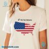 Tik Tok Returns United States Flag Map Unisex T-shirt-a t6qeFXG