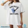 America Oh Fork Unisex T-shirt 0v2eQqh