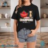 Canada 2025 4 Nations Face Off Champions Unisex T-shirt-a T4I7OvL