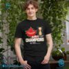 Canada 2025 4 Nations Face Off Champions Unisex T-shirt-b irAh9Cb