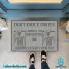 Don't Knock Unless I Married You Birthed You Or Ordered Food From You Skull Doormat-a 4vJFbuZ