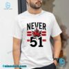 Never 51st State Canada Flag Unisex T-shirt-b Y4ZTgsz