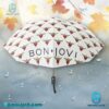 Bon Jovi Logo Monogram Printed Umbrella-b 7VtqSvD