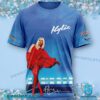 Kylie Minogue Tension Tour 2025 Blue Shirt-b ZFTd1Jo