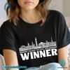 Newcastle United Carabao Cup Final 2025 Winner City Skyline Unisex T-shirt r1coXYl