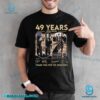U2 Band 49 Years 1976-2025 Signatures Unisex T-shirt A5I2LRK