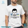 Volodymyr Zelensky Ukraine Im Not Playing Cards Unisex T-shirt-b DKVyM34