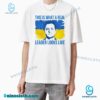Zelensky This Is What A Real Leader Looks Like Ukraine Flag Unisex T-shirt L9IXZQh