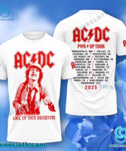 ACDC Lock Up Your Daughters Pwr Up Tour 2025 T-shirt, Hoodie qrvsYZN