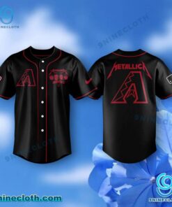 Arizona Diamondbacks Metallica Night Baseball Jersey 7aZwTmB