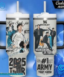 BTS Jin Runseokjin Ep.tour 2025 Personalized 40oz Tumbler With Handle zBOd8j9