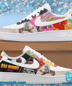 Bad Bunny Albums Collage Air Force Shoes WuDM5oz