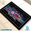 Chicago Sports Teams Bears, Cubs, Bulls, Blackhawks Welcome To Our Home Personalized Doormat-a b5OktrA