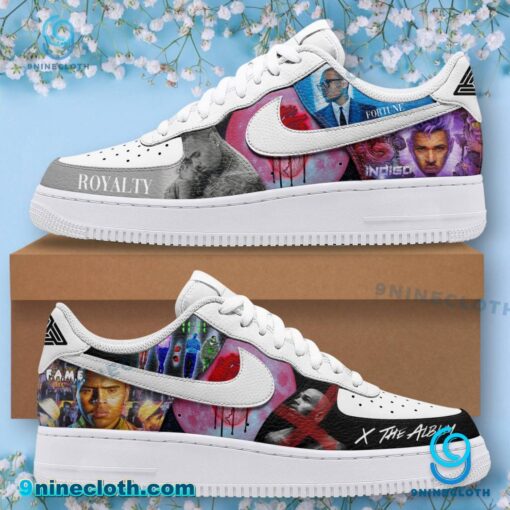 Chris Brown Albums Collage Air Force Shoes f0Dav6B